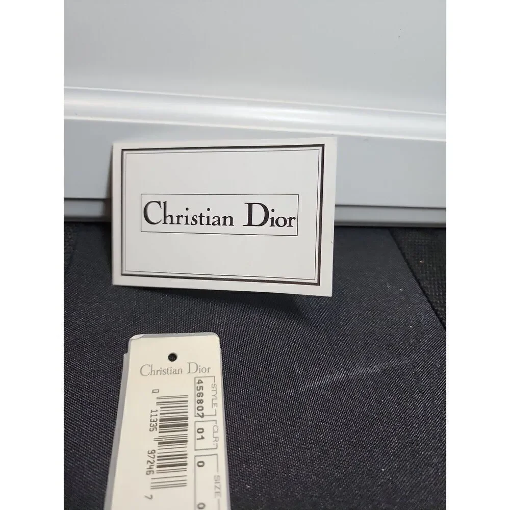Christian Dior Vintage Black Leather Wallet